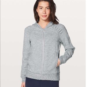 Lululemon Cool and Collected jacket in Heathered space dye nimbus